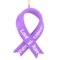 Hope - Love - Fight All Cancer Ribbon Christmas Ornament
